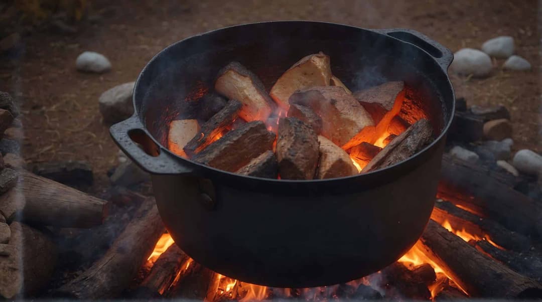 Ontdek de magie van de Dutch Oven: Koken met gietijzer op open vuur