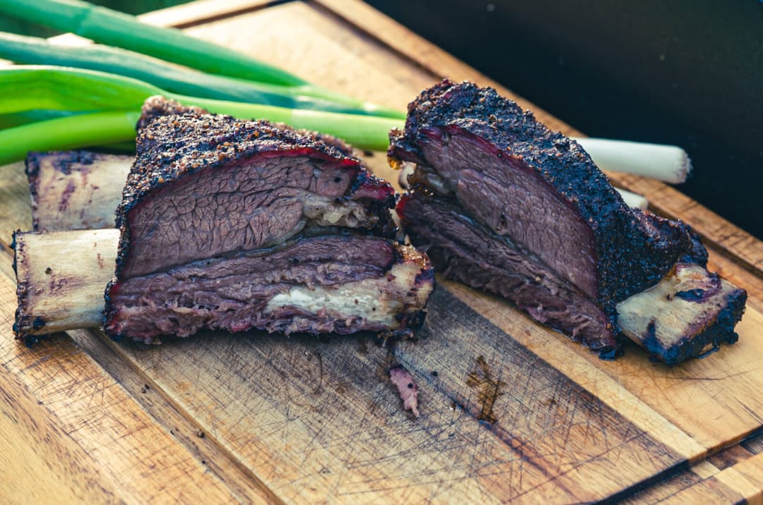 Texas Style Beef Shortribs op de Smokey Bandit