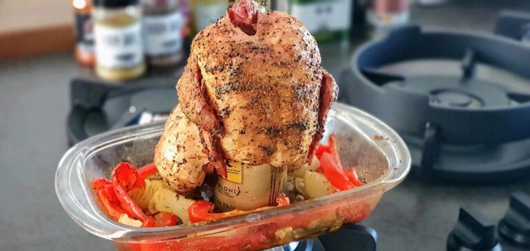 bierkip, klaar om van t blik te stappen vriend