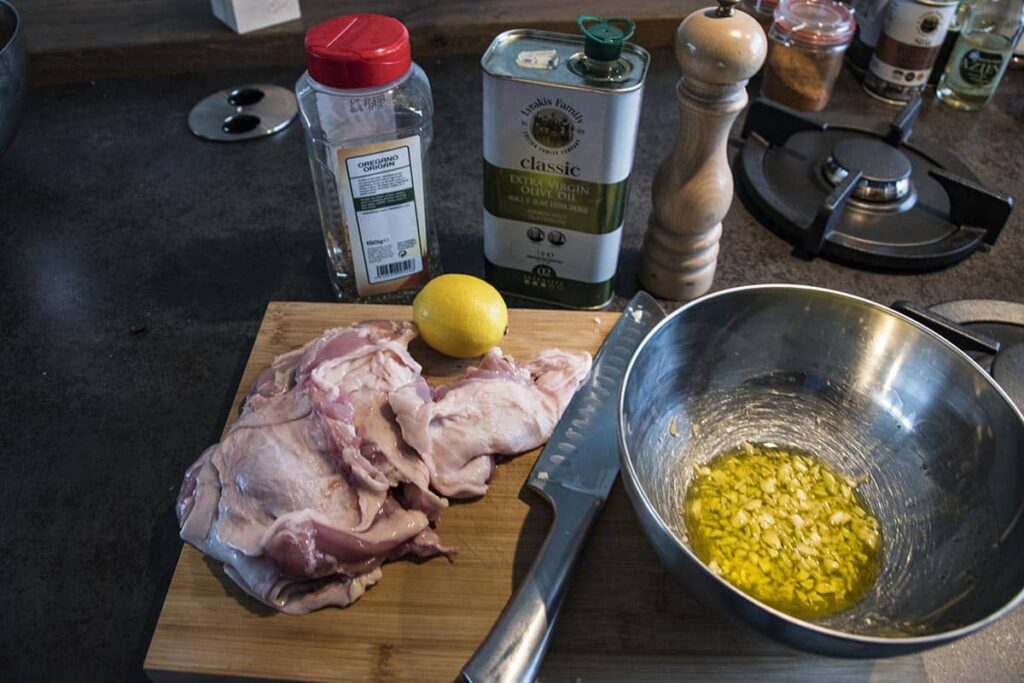 kip souvlaki bbq recept