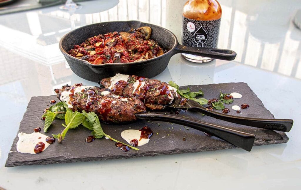 LamsKebab met Marokkaanse stoofgroenten. KebaBBQ! 9 lams kebab bbq recept1