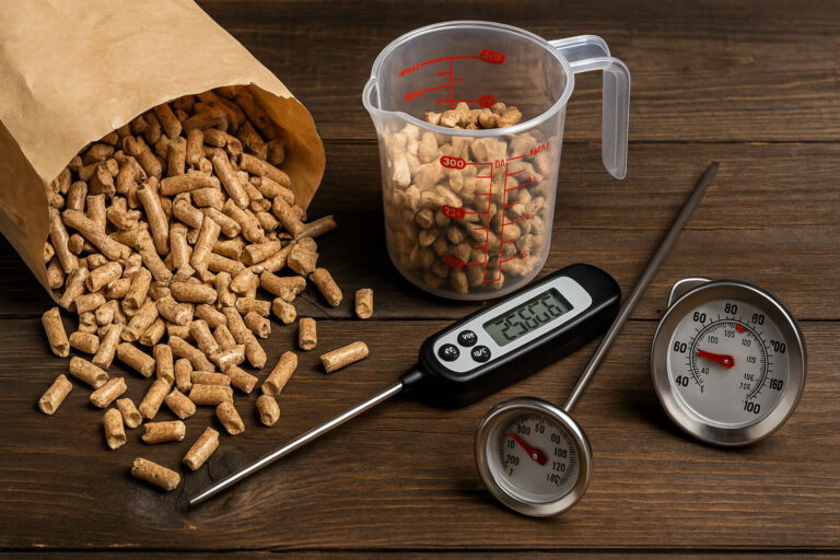 Hoeveel pellets per uur gebruik je