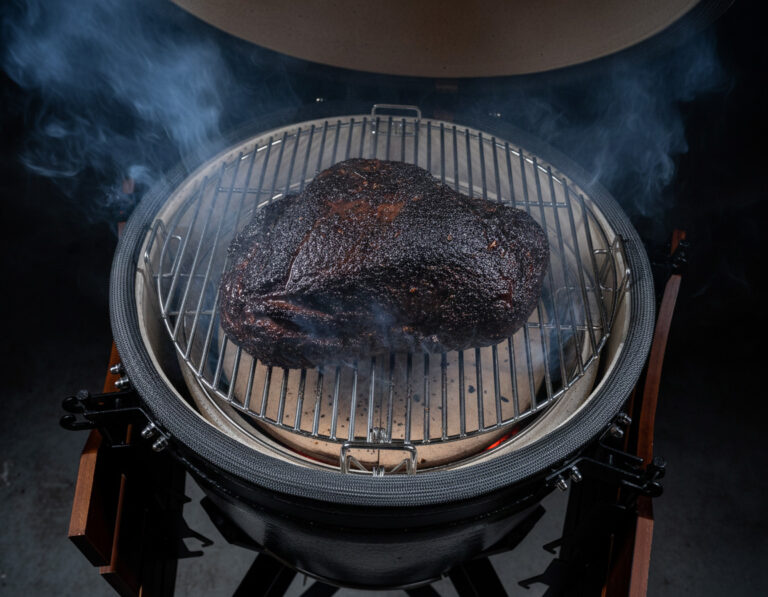 indirect koken op de kamado bbq